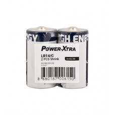 Power-Xtra LR14/C Size Alkaline Pil - 2li Shrink