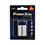 Power-Xtra 6LR61/9V Size Alkaline Pil - Tekli Blister