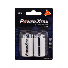  Power-Xtra LR14/C Size Alkaline Pil - 2li Blister