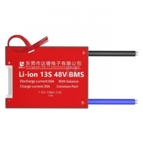 DALY BMS Li-Ion 13S 60A Balanslı - Ortak Port
