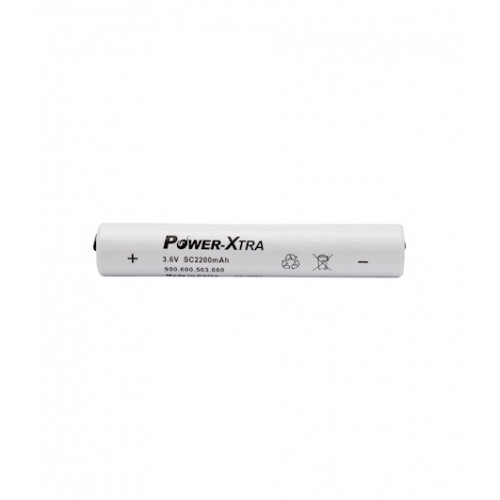 Power-Xtra 3S1P 3.6V Ni-Cd SC 2200 Mah Şarjlı Pil/Batarya Grubu (Pinli)